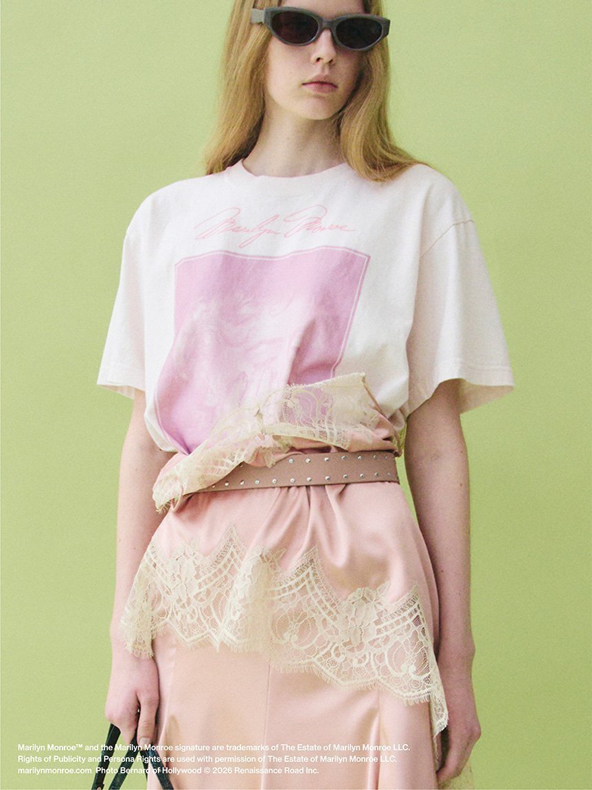 【リリーブラウン/Lily Brown】の【LILY BROWN×GOOD ROCK SPEED×Marilyn Monroe】ヴィンテージフォトTシャツ 大人の最旬トレンドファッション＆コーディネート founy(ファウニー) 　ファッション　Fashion　レディースファッション　Fashion for Women　トップス・カットソー　Cut & Sew Tops　シャツ・ブラウス・オフィスカジュアル　Elegant Blouses & Button-Ups　ロングTシャツ・Tシャツ　Longline T-Shirts & Tees　ウォッシュ　Washed Finish　ヴィンテージ　Vintage Style　グラフィック　Graphic, Graphic Design　スマート　Smart, Elegant　女優　Actress Style, Celebrity Inspired　プリント　Print, Printed Pattern　モダン　Modern, Contemporary　 other-1|ID: prp329100004985485 ipo3291000000037345058