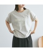 【ドゥ アルシーヴ/Doux archives】のMUNCHEN ロゴTee 大人の最旬トレンドファッション＆コーディネート founy(ファウニー) ファッション Fashion レディースファッション Fashion for Women コンパクト Compact, Small Size シンプル Simple, Minimal ベーシック Basic, Essential ボトム Bottoms, Lower Wear ロング Long, Long-Length thumbnail BEIGE|ID: prp329100004985487 ipo3291000000037345063