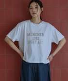【ドゥ アルシーヴ/Doux archives】のMUNCHEN ロゴTee 大人の最旬トレンドファッション＆コーディネート founy(ファウニー) ファッション Fashion レディースファッション Fashion for Women コンパクト Compact, Small Size シンプル Simple, Minimal ベーシック Basic, Essential ボトム Bottoms, Lower Wear ロング Long, Long-Length thumbnail OFF WHITE|ID: prp329100004985487 ipo3291000000037345064