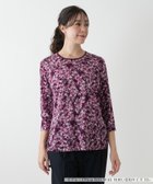 【レリアンプラスハウス/Leilian PLUS HOUSE】のプリントカットソー 大人の最旬トレンドファッション＆コーディネート founy(ファウニー) ファッション Fashion レディースファッション Fashion for Women トップス・カットソー Cut & Sew Tops カットソー・ベーシックTシャツ Cut-and-Sewn Tops / Stretch Tees & Basics ウォッシャブル Machine Washable カットソー Cut and Sewn Top スリーブ Sleeve, Long Sleeve / Short Sleeve デニム Denim, Jeans Material フィット Fit, Slim Fit フェミニン Feminine, Girly ポケット Pocket, Pocket Detail モチーフ Motif, Design Theme エレガント 上品 Elegant thumbnail ピンク系|ID: prp329100004985490 ipo3291000000037345074