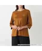 【レリアンプラスハウス/Leilian PLUS HOUSE】の刺繍七分袖カットソー 大人の最旬トレンドファッション＆コーディネート founy(ファウニー) ファッション Fashion レディースファッション Fashion for Women トップス・カットソー Cut & Sew Tops カットソー・ベーシックTシャツ Cut-and-Sewn Tops / Stretch Tees & Basics インナー Innerwear ウォッシャブル Machine Washable カットソー Cut and Sewn Top シンプル Simple, Minimal ジャケット Jacket, Outerwear ポケット Pocket, Pocket Detail モチーフ Motif, Design Theme エレガント 上品 Elegant 秋 Autumn thumbnail モカ|ID: prp329100004985498 ipo3291000000037345098
