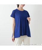 【レリアンプラスハウス/Leilian PLUS HOUSE】のフレアカットソー 大人の最旬トレンドファッション＆コーディネート founy(ファウニー) ファッション Fashion レディースファッション Fashion for Women トップス・カットソー Cut & Sew Tops カットソー・ベーシックTシャツ Cut-and-Sewn Tops / Stretch Tees & Basics ウォッシャブル Machine Washable ドレープ Drape, Draping Fabric フレア Flare, Flared ポケット Pocket, Pocket Detail thumbnail ロイヤルブルー|ID: prp329100004985502 ipo3291000000037345117