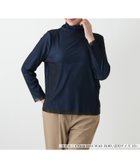【レリアンプラスハウス/Leilian PLUS HOUSE】のハイネックカットソー 大人の最旬トレンドファッション＆コーディネート founy(ファウニー) ファッション Fashion レディースファッション Fashion for Women トップス・カットソー Cut & Sew Tops カットソー・ベーシックTシャツ Cut-and-Sewn Tops / Stretch Tees & Basics インナー Innerwear ウォッシャブル Machine Washable カットソー Cut and Sewn Top シンプル Simple, Minimal ジャケット Jacket, Outerwear チュール Tulip, Tulip Motif フェミニン Feminine, Girly ポケット Pocket, Pocket Detail エレガント 上品 Elegant 秋 Autumn thumbnail ネイビー|ID: prp329100004985504 ipo3291000000037345124
