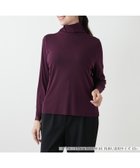 【レリアンプラスハウス/Leilian PLUS HOUSE】のハイネックカットソー 大人の最旬トレンドファッション＆コーディネート founy(ファウニー) ファッション Fashion レディースファッション Fashion for Women トップス・カットソー Cut & Sew Tops カットソー・ベーシックTシャツ Cut-and-Sewn Tops / Stretch Tees & Basics インナー Innerwear ウォッシャブル Machine Washable カットソー Cut and Sewn Top シンプル Simple, Minimal ジャケット Jacket, Outerwear チュール Tulip, Tulip Motif フェミニン Feminine, Girly ポケット Pocket, Pocket Detail エレガント 上品 Elegant 秋 Autumn thumbnail ボルドー系|ID: prp329100004985504 ipo3291000000037345125
