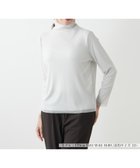 【レリアンプラスハウス/Leilian PLUS HOUSE】のハイネックカットソー 大人の最旬トレンドファッション＆コーディネート founy(ファウニー) ファッション Fashion レディースファッション Fashion for Women トップス・カットソー Cut & Sew Tops カットソー・ベーシックTシャツ Cut-and-Sewn Tops / Stretch Tees & Basics インナー Innerwear ウォッシャブル Machine Washable カットソー Cut and Sewn Top シンプル Simple, Minimal ジャケット Jacket, Outerwear チュール Tulip, Tulip Motif フェミニン Feminine, Girly ポケット Pocket, Pocket Detail エレガント 上品 Elegant 秋 Autumn thumbnail ライトグレー|ID: prp329100004985504 ipo3291000000037345126