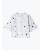 【ルディックパーク/LUDIC PARK】の刺繍総柄クロップドTシャツ 大人の最旬トレンドファッション＆コーディネート founy(ファウニー) ファッション Fashion レディースファッション Fashion for Women トップス・カットソー Cut & Sew Tops シャツ・ブラウス・オフィスカジュアル Elegant Blouses & Button-Ups ロングTシャツ・Tシャツ Longline T-Shirts & Tees クロップド Cropped, Short Length thumbnail グレー|ID: prp329100004985510 ipo3291000000037345155