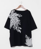 【アミナコレクション/Amina Collection】の【チャイハネ】サウィドメンズTシャツ【Amina×VORRUK】 大人の最旬トレンドファッション＆コーディネート founy(ファウニー) ファッション Fashion レディースファッション Fashion for Women トップス・カットソー Cut & Sew Tops シャツ・ブラウス・オフィスカジュアル Elegant Blouses & Button-Ups ロングTシャツ・Tシャツ Longline T-Shirts & Tees コラボ Collaboration, Collab ボックス Boxy, Box Shape モチーフ Motif, Design Theme thumbnail ブラック|ID: prp329100004985529 ipo3291000000037345247