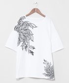 【アミナコレクション/Amina Collection】の【チャイハネ】サウィドメンズTシャツ【Amina×VORRUK】 大人の最旬トレンドファッション＆コーディネート founy(ファウニー) ファッション Fashion レディースファッション Fashion for Women トップス・カットソー Cut & Sew Tops シャツ・ブラウス・オフィスカジュアル Elegant Blouses & Button-Ups ロングTシャツ・Tシャツ Longline T-Shirts & Tees コラボ Collaboration, Collab ボックス Boxy, Box Shape モチーフ Motif, Design Theme thumbnail ホワイト|ID: prp329100004985529 ipo3291000000037345250