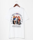 【アミナコレクション/Amina Collection】の【チャイハネ】ムエツウメンズTシャツ 大人の最旬トレンドファッション＆コーディネート founy(ファウニー) ファッション Fashion レディースファッション Fashion for Women トップス・カットソー Cut & Sew Tops シャツ・ブラウス・オフィスカジュアル Elegant Blouses & Button-Ups ロングTシャツ・Tシャツ Longline T-Shirts & Tees モチーフ Motif, Design Theme thumbnail ホワイト|ID: prp329100004985530 ipo3291000000037345253