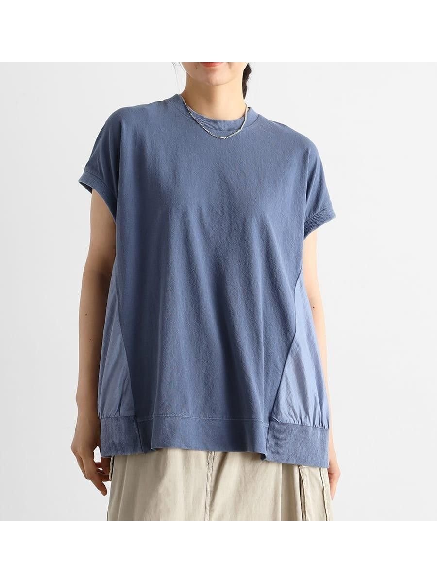 【ラシュッド/LASUD】のピグメントドッキングカットソー 大人の最旬トレンドファッション＆コーディネート founy(ファウニー) 　ファッション　Fashion　レディースファッション　Fashion for Women　トップス・カットソー　Cut & Sew Tops　カットソー・ベーシックTシャツ　Cut-and-Sewn Tops / Stretch Tees & Basics　シアー　Sheer, See-Through　 other-1|ID: prp329100004985533 ipo3291000000037345265