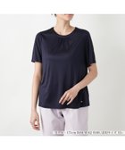 【レリアンプラスハウス/Leilian PLUS HOUSE】の【店頭人気】シルククルーネックカットソー 大人の最旬トレンドファッション＆コーディネート founy(ファウニー) ファッション Fashion レディースファッション Fashion for Women トップス・カットソー Cut & Sew Tops カットソー・ベーシックTシャツ Cut-and-Sewn Tops / Stretch Tees & Basics インナー Innerwear ウォッシャブル Machine Washable エレガント 上品 Elegant カーディガン Cardigan, Knitwear ギャザー Gathered, Ruffled シルク Silk, 100% Silk シンプル Simple, Minimal ジャケット Jacket, Outerwear バランス Balance, Style Balance ポケット Pocket, Pocket Detail 人気 Popular, Best Seller 夏 Summer thumbnail ネイビー|ID: prp329100004985549 ipo3291000000037345391