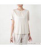 【レリアンプラスハウス/Leilian PLUS HOUSE】の【店頭人気】シルククルーネックカットソー 大人の最旬トレンドファッション＆コーディネート founy(ファウニー) ファッション Fashion レディースファッション Fashion for Women トップス・カットソー Cut & Sew Tops カットソー・ベーシックTシャツ Cut-and-Sewn Tops / Stretch Tees & Basics インナー Innerwear ウォッシャブル Machine Washable エレガント 上品 Elegant カーディガン Cardigan, Knitwear ギャザー Gathered, Ruffled シルク Silk, 100% Silk シンプル Simple, Minimal ジャケット Jacket, Outerwear バランス Balance, Style Balance ポケット Pocket, Pocket Detail 人気 Popular, Best Seller 夏 Summer thumbnail ベージュ|ID: prp329100004985549 ipo3291000000037345394