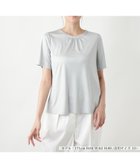【レリアンプラスハウス/Leilian PLUS HOUSE】の【店頭人気】シルククルーネックカットソー 大人の最旬トレンドファッション＆コーディネート founy(ファウニー) ファッション Fashion レディースファッション Fashion for Women トップス・カットソー Cut & Sew Tops カットソー・ベーシックTシャツ Cut-and-Sewn Tops / Stretch Tees & Basics インナー Innerwear ウォッシャブル Machine Washable エレガント 上品 Elegant カーディガン Cardigan, Knitwear ギャザー Gathered, Ruffled シルク Silk, 100% Silk シンプル Simple, Minimal ジャケット Jacket, Outerwear バランス Balance, Style Balance ポケット Pocket, Pocket Detail 人気 Popular, Best Seller 夏 Summer thumbnail ライトグレー|ID: prp329100004985549 ipo3291000000037345396