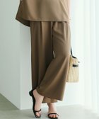【エルーラ/Elura】の【接触冷感・イージーケア・防シワ機能付き】サラサラリラクシーワイドパンツ 低身長サイズあり /656777 大人の最旬トレンドファッション＆コーディネート founy(ファウニー) ファッション Fashion レディースファッション Fashion for Women パンツ Pants & Trousers サンダル Sandals, Summer Shoes セットアップ Set-Up, Coordinated Outfit ワイド Wide, Wide Fit ビジネス 仕事 通勤 Business / Work / Commuting 夏 Summer 洗える Machine Washable thumbnail モカ56|ID: prp329100004985574 ipo3291000000037345570