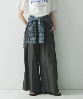 【アーバンリサーチ/URBAN RESEARCH】の『UR TECH』ギャザーワイドパンツ 大人の最旬トレンドファッション＆コーディネート founy(ファウニー) ファッション Fashion レディースファッション Fashion for Women パンツ Pants & Trousers ギャザー Gathered, Ruffled 軽量 Lightweight, Ultra Light シンプル Simple, Minimal バランス Balance, Style Balance ワイド Wide, Wide Fit S/S・春夏 SS, Spring/Summer, Warm Season 夏 Summer 旅行 Travel 2026年 2026 2026春夏・S/S Spring/Summer 2026 SS26 |ID:prp329100004985575