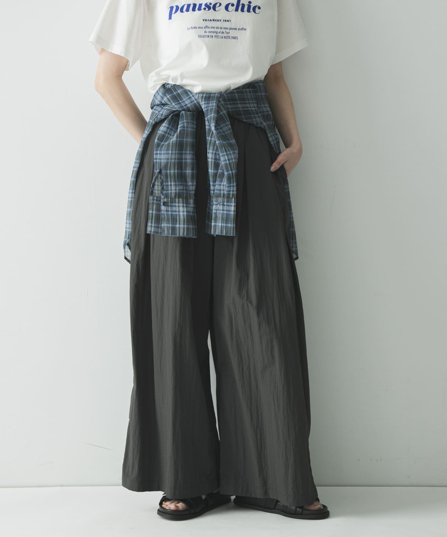 【アーバンリサーチ/URBAN RESEARCH】の『UR TECH』ギャザーワイドパンツ 大人の最旬トレンドファッション＆コーディネート founy(ファウニー) 　ファッション　Fashion　レディースファッション　Fashion for Women　パンツ　Pants & Trousers　ギャザー　Gathered, Ruffled　軽量　Lightweight, Ultra Light　シンプル　Simple, Minimal　バランス　Balance, Style Balance　ワイド　Wide, Wide Fit　S/S・春夏　SS, Spring/Summer, Warm Season　夏　Summer　旅行　Travel　2026年　2026　2026春夏・S/S　Spring/Summer 2026 SS26　 other-1|ID: prp329100004985575 ipo3291000000037345572