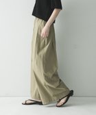 【アーバンリサーチ/URBAN RESEARCH】の『UR TECH』ギャザーワイドパンツ 大人の最旬トレンドファッション＆コーディネート founy(ファウニー) ファッション Fashion レディースファッション Fashion for Women パンツ Pants & Trousers ギャザー Gathered, Ruffled 軽量 Lightweight, Ultra Light シンプル Simple, Minimal バランス Balance, Style Balance ワイド Wide, Wide Fit S/S・春夏 SS, Spring/Summer, Warm Season 夏 Summer 旅行 Travel 2026年 2026 2026春夏・S/S Spring/Summer 2026 SS26 thumbnail ベージュ|ID: prp329100004985575 ipo3291000000037345574