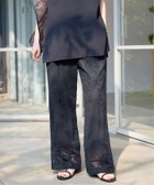 【スローブ イエナ/SLOBE IENA】の《シリーズあり/追加 》レースカットパンツ 大人の最旬トレンドファッション＆コーディネート founy(ファウニー) ファッション Fashion レディースファッション Fashion for Women パンツ Pants & Trousers シンプル Simple, Minimal ストレッチ Stretch, Stretchy Fabric ストレート Straight, Straight Cut バランス Balance, Style Balance ポケット Pocket, Pocket Detail メッシュ Mesh, Net Fabric リラックス Relax, Relaxed Fit レース Lace, Lace Fabric エレガント 上品 Elegant 2026年 2026 2026春夏・S/S Spring/Summer 2026 SS26 thumbnail ブラック|ID: prp329100004985577 ipo3291000000037345581