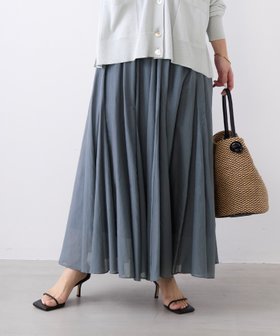 【マイカ ディール/MICA & DEAL】のライトフレアロングスカート 大人の最旬トレンドファッション＆コーディネート founy(ファウニー) ファッション Fashion レディースファッション Fashion for Women スカート Skirts ロングスカート Long Skirts / Maxi & Midi Skirts シアー Sheer, See-Through シルク Silk, 100% Silk ダウン Down, Puffer フレア Flare, Flared S/S・春夏 SS, Spring/Summer, Warm Season おすすめ Recommended / Our Picks 夏 Summer エレガント 上品 Elegant 2026年 2026 2026春夏・S/S Spring/Summer 2026 SS26 |ID:prp329100004985586