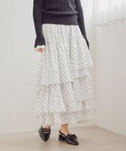 【ヘザー/Heather】のアソートボリュームフリルロングスカート 大人の最旬トレンドファッション＆コーディネート founy(ファウニー) ファッション Fashion レディースファッション Fashion for Women スカート Skirts ロングスカート Long Skirts / Maxi & Midi Skirts おすすめ Recommended / Our Picks コンパクト Compact, Small Size ティアード Tiered, Tiered Style トレンド Trend, Trending Now ロング Long, Long-Length 無地 Plain, Solid Color thumbnail ドット|ID: prp329100004985589 ipo3291000000037345648