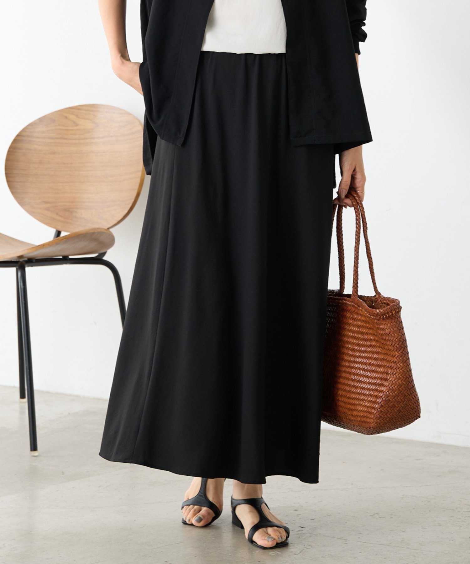 【ビアズリー/BEARDSLEY】のストレッチジョーゼットバイヤススカート 大人の最旬トレンドファッション＆コーディネート founy(ファウニー) 　ファッション　Fashion　レディースファッション　Fashion for Women　スカート　Skirts　サンダル　Sandals, Summer Shoes　シューズ　Shoes, Footwear　ジョーゼット　Georgette, Semi-Sheer Fabric　ストレッチ　Stretch, Stretchy Fabric　スニーカー　Sneakers, Trainers　セットアップ　Set-Up, Coordinated Outfit　定番　Standard, Basic Item　フレア　Flare, Flared　ポケット　Pocket, Pocket Detail　再入荷　Restock / Back in Stock　おすすめ　Recommended / Our Picks　夏　Summer　 other-1|ID: prp329100004985608 ipo3291000000037345740