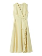 【セルフォード/CELFORD】の【洗える】カシュクールラッフルワンピース 大人の最旬トレンドファッション＆コーディネート founy(ファウニー) ファッション Fashion レディースファッション Fashion for Women ワンピース Dresses おすすめ Recommended / Our Picks ウェーブ Wavy Pattern カーディガン Cardigan, Knitwear ジャケット Jacket, Outerwear ストレート Straight, Straight Cut スマート Smart, Elegant ラッフル Ruffle, Frill ロング Long, Long-Length 洗える Machine Washable thumbnail YEL[032]|ID: prp329100004985616 ipo3291000000037345777