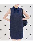 【セルフォード/CELFORD】のリボンデザイン襟付きミニワンピース 大人の最旬トレンドファッション＆コーディネート founy(ファウニー) ファッション Fashion レディースファッション Fashion for Women ワンピース Dresses おすすめ Recommended / Our Picks ウェーブ Wavy Pattern カットソー Cut and Sewn Top カーディガン Cardigan, Knitwear ジャケット Jacket, Outerwear ストレート Straight, Straight Cut スマート Smart, Elegant フロント Front, Front Design モチーフ Motif, Design Theme リボン Ribbon, Bow ロング Long, Long-Length thumbnail IND[088]|ID: prp329100004985618 ipo3291000000037345787