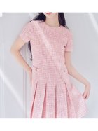 【セルフォード/CELFORD】のツイードミニワンピース 大人の最旬トレンドファッション＆コーディネート founy(ファウニー) ファッション Fashion レディースファッション Fashion for Women ワンピース Dresses おすすめ Recommended / Our Picks ストレート Straight, Straight Cut スマート Smart, Elegant セットアップ Set-Up, Coordinated Outfit ツイード Twill, Twill Weave プリーツ Pleats, Pleated ボックス Boxy, Box Shape リュクス Luxury, Elegant, High-End, Chic 今季 This Season, Current Season 夏 Summer 定番 Standard, Basic Item thumbnail PNK[066]|ID: prp329100004985620 ipo3291000000037345794