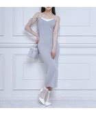 【ロイヤルパーティー/ROYAL PARTY】のレイヤード風ニットタイトキャミワンピース 大人の最旬トレンドファッション＆コーディネート founy(ファウニー) ファッション Fashion レディースファッション Fashion for Women ワンピース Dresses キャミソールワンピース Camisole Dresses thumbnail ライトグレー|ID: prp329100004985628 ipo3291000000037345821