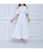 【ロイヤルパーティー/ROYAL PARTY】のコールドショルダーラメストライプフレアワンピース 大人の最旬トレンドファッション＆コーディネート founy(ファウニー) ファッション Fashion レディースファッション Fashion for Women ワンピース Dresses エレガント 上品 Elegant ショルダー Shoulder, Shoulder Strap フレア Flare, Flared ベーシック Basic, Essential 春 Spring thumbnail オフホワイト|ID: prp329100004985630 ipo3291000000037345829