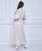 【ロイヤルパーティー/ROYAL PARTY】のコールドショルダーラメストライプフレアワンピース 大人の最旬トレンドファッション＆コーディネート founy(ファウニー) ファッション Fashion レディースファッション Fashion for Women ワンピース Dresses エレガント 上品 Elegant ショルダー Shoulder, Shoulder Strap フレア Flare, Flared ベーシック Basic, Essential 春 Spring thumbnail ピンク|ID: prp329100004985630 ipo3291000000037345830