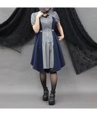 【アクシーズファム/axes femme】の金具デザインバイカラーワンピース 大人の最旬トレンドファッション＆コーディネート founy(ファウニー) ファッション Fashion レディースファッション Fashion for Women ワンピース Dresses おすすめ Recommended / Our Picks クール Cool, Chic コレクション Collection, Seasonal Line フロント Front, Front Design thumbnail グレー|ID: prp329100004985631 ipo3291000000037345833