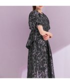 【アーバンリサーチ ロッソ/URBAN RESEARCH ROSSO】のANDRESD JACQUARD DRESS 大人の最旬トレンドファッション＆コーディネート founy(ファウニー) ファッション Fashion レディースファッション Fashion for Women ワンピース Dresses フォーマル・パーティードレス・結婚式用ドレス Elegant & Casual Dresses アシンメトリー Asymmetrical Style くるぶし Ankle-Length ガーリー Girly, Feminine Style ギャザー Gathered, Ruffled ジャカード／ジャガード Jacquard, Woven Pattern スリーブ Sleeve, Long Sleeve / Short Sleeve ドレス Dress, One-Piece バランス Balance, Style Balance フリル Frill, Ruffle S/S・春夏 SS, Spring/Summer, Warm Season 夏 Summer エレガント 上品 Elegant 結婚式 Wedding 2026年 2026 2026春夏・S/S Spring/Summer 2026 SS26 thumbnail グレー|ID: prp329100004985637 ipo3291000000037345870