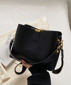 【ミニミニストア/miniministore】のショルダーバッグ 3wayバケットバッグ 大人の最旬トレンドファッション＆コーディネート founy(ファウニー) ファッション Fashion レディースファッション Fashion for Women バッグ Bags ショルダー Shoulder, Shoulder Strap シンプル Simple, Minimal 財布 Wallet, Purse 人気 Popular, Best Seller フェイクレザー Faux Leather, PU Leather ポケット Pocket, Pocket Detail エレガント 上品 Elegant ビジネス 仕事 通勤 Business / Work / Commuting thumbnail ブラック|ID: prp329100004985641 ipo3291000000037345915