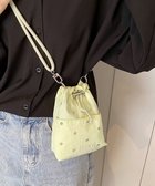 【ミニミニストア/miniministore】のパラコード巾着バッグミニショルダーバッグ 大人の最旬トレンドファッション＆コーディネート founy(ファウニー) ファッション Fashion レディースファッション Fashion for Women バッグ Bags イエロー Yellow ガーリー Girly, Feminine Style コンパクト Compact, Small Size 巾着 Drawstring Bag, Kinchaku 軽量 Lightweight, Ultra Light ショルダー Shoulder, Shoulder Strap 財布 Wallet, Purse デニム Denim, Jeans Material トレンド Trend, Trending Now フォルム Silhouette, Form ベビー Baby, Babywear ポケット Pocket, Pocket Detail 旅行 Travel thumbnail ライトイエロー|ID: prp329100004985643 ipo3291000000037345929