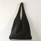 【ミニミニストア/miniministore】のトートバッグ ニット編み バッグ鞄かばん 大人の最旬トレンドファッション＆コーディネート founy(ファウニー) ファッション Fashion レディースファッション Fashion for Women トップス・カットソー Cut & Sew Tops ニット Knit Tops & Sweaters イエロー Yellow 財布 Wallet, Purse パープル Purple, Violet ポケット Pocket, Pocket Detail 無地 Plain, Solid Color ラベンダー Lavender thumbnail ブラック|ID: prp329100004985645 ipo3291000000037345938