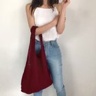 【ミニミニストア/miniministore】のトートバッグ ニット編み バッグ鞄かばん 大人の最旬トレンドファッション＆コーディネート founy(ファウニー) ファッション Fashion レディースファッション Fashion for Women トップス・カットソー Cut & Sew Tops ニット Knit Tops & Sweaters イエロー Yellow 財布 Wallet, Purse パープル Purple, Violet ポケット Pocket, Pocket Detail 無地 Plain, Solid Color ラベンダー Lavender thumbnail ワインレッド|ID: prp329100004985645 ipo3291000000037345952