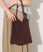 【ジャーナルスタンダード レリューム/JOURNAL STANDARD relume】の《追加》RELUME ラメアミトート 大人の最旬トレンドファッション＆コーディネート founy(ファウニー) ファッション Fashion レディースファッション Fashion for Women バッグ Bags 2026年 2026 2026春夏・S/S Spring/Summer 2026 SS26 おすすめ Recommended / Our Picks アクセサリー Fashion Accessories スマート Smart, Elegant thumbnail ボルドー|ID: prp329100004985653 ipo3291000000037345991