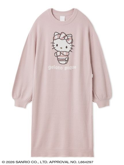 【その他のブランド/Other】の【gelato pique】【LADIES】スムーズィーワンピース インテリア・キッズ・メンズ・レディースファッション・服の通販 founy(ファウニー) 　ファッション　Fashion　レディースファッション　Fashion for Women　ワンピース　Dresses　おすすめ　Recommended / Our Picks　カーディガン　Cardigan, Knitwear　キャラクター　Character, Licensed Characters　スマート　Smart, Elegant　ソックス　Socks, Hosiery　ボーダー　Border, Stripe　モコモコ　Fuzzy, Fluffy　PNK[066]|ID: prp329100004985678 ipo3291000000037346117