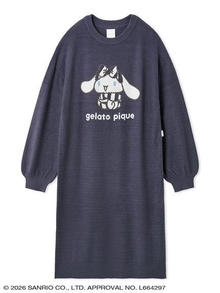 【その他のブランド/Other】の【gelato pique】【LADIES】スムーズィーワンピース インテリア・キッズ・メンズ・レディースファッション・服の通販 founy(ファウニー) 　ファッション　Fashion　レディースファッション　Fashion for Women　ワンピース　Dresses　おすすめ　Recommended / Our Picks　カーディガン　Cardigan, Knitwear　キャラクター　Character, Licensed Characters　スマート　Smart, Elegant　ソックス　Socks, Hosiery　ボーダー　Border, Stripe　モコモコ　Fuzzy, Fluffy　NVY[089]|ID: prp329100004985678 ipo3291000000037346119