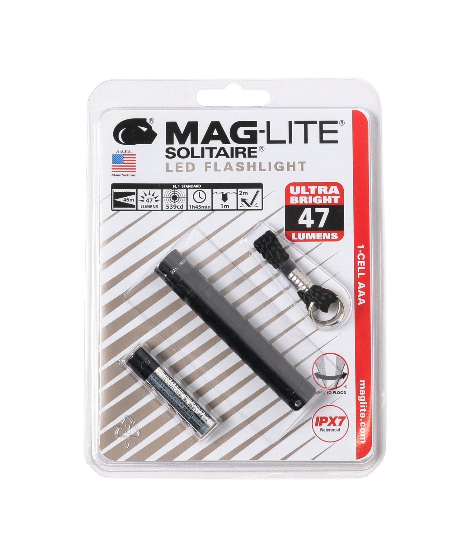 【ビームス/BEAMS / MEN】のMAG LITE / マグライト SOLITARE LED FLASH LIGHT インテリア・キッズ・メンズ・レディースファッション・服の通販 founy(ファウニー) 　ファッション　Fashion　メンズファッション　Fashion for Men　アウトドア　Outdoor Clothing　コンパクト　Compact, Small Size　BLACK|ID: prp329100004985682 ipo3291000000037346136