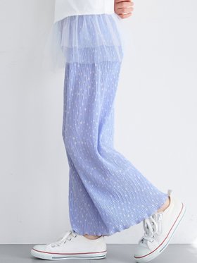 【コカ/coca / KIDS】のキッズ 楊柳プリーツドット柄パンツ 大人の最旬トレンドファッション＆コーディネート founy(ファウニー) ファッション Fashion キッズファッション Fashion for Kids ボトムス Bottoms サンダル Sandals, Summer Shoes ストレート Straight, Straight Cut スニーカー Sneakers, Trainers タンク Tank Top, Sleeveless Top ドット Polka Dot, Dot Pattern プリーツ Pleats, Pleated ポケット Pocket, Pocket Detail 水玉 Polka Dot, Dot Pattern ロング Long, Long-Length 夏 Summer 旅行 Travel |ID:prp329100004985721