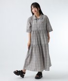 【グローバルワーク/GLOBAL WORK / KIDS】のハーフZIPロングワンピース/AND YUA ANY/589090 ポコポコグレーチェック12|ID: prp329100004985729 ipo3291000000037346454