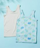 【エフオー オンラインストア/F.O.Online Store / KIDS】の【サマーエール】2Pセット タンクトップ肌着 大人の最旬トレンドファッション＆コーディネート founy(ファウニー) ファッション Fashion キッズファッション Fashion for Kids サマー Summer, Summer Style タンク Tank Top, Sleeveless Top 人気 Popular, Best Seller thumbnail ブルー|ID: prp329100004985804 ipo3291000000037346844