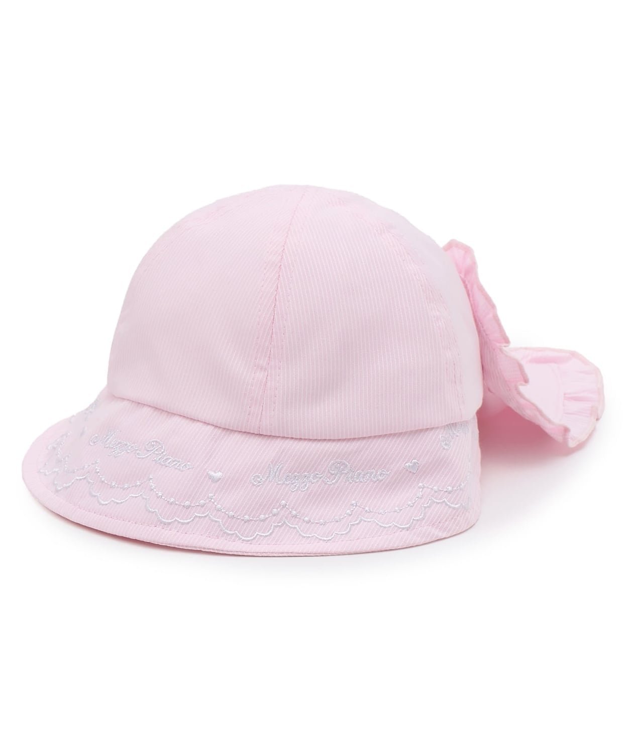 【ナルミヤ オンライン/NARUMIYA ONELINE / KIDS】の日除け付き 帽子 インテリア・キッズ・メンズ・レディースファッション・服の通販 founy(ファウニー) 　ファッション　Fashion　キッズファッション　Fashion for Kids　スカラップ　Scallop, Scalloped Edge　ベビー　Baby, Babywear　ラップ　Wrap, Wrap Design　夏　Summer　帽子　Hat, Headwear　ライト ピンク|ID: prp329100004985877 ipo3291000000037347041