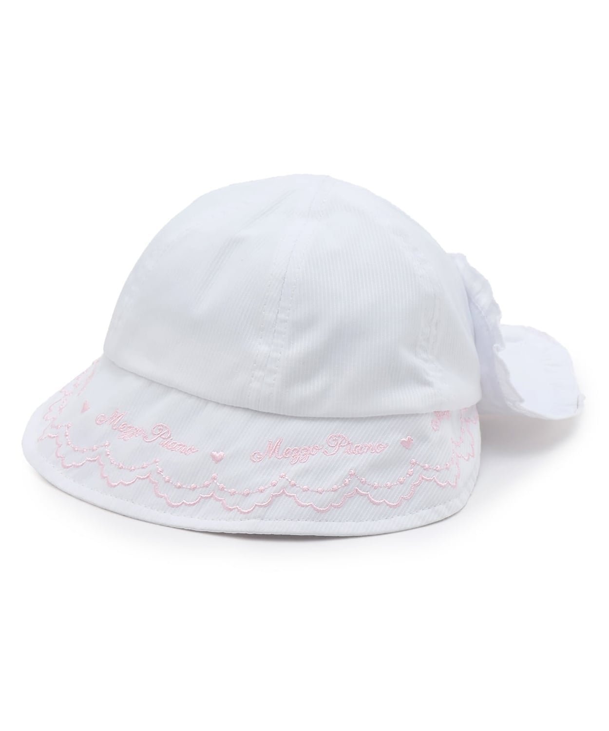 【ナルミヤ オンライン/NARUMIYA ONELINE / KIDS】の日除け付き 帽子 インテリア・キッズ・メンズ・レディースファッション・服の通販 founy(ファウニー) 　ファッション　Fashion　キッズファッション　Fashion for Kids　スカラップ　Scallop, Scalloped Edge　ベビー　Baby, Babywear　ラップ　Wrap, Wrap Design　夏　Summer　帽子　Hat, Headwear　オフ ホワイト|ID: prp329100004985877 ipo3291000000037347042
