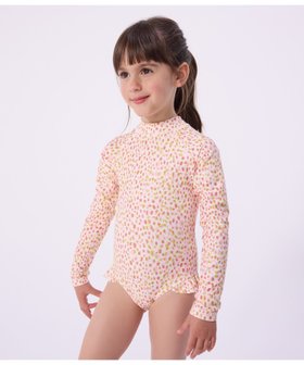 【プチバトー/PETIT BATEAU / KIDS】のプリントワンピース水着 大人の最旬トレンドファッション＆コーディネート founy(ファウニー) ファッション Fashion キッズファッション Fashion for Kids フィット Fit, Slim Fit プリント Print, Printed Pattern 水着 Swimsuit, Swimwear 長袖 Long Sleeve, Full Sleeve |ID:prp329100004985889
