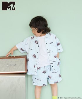 【ローリーズファーム/LOWRYS FARM / KIDS】のMTV総柄シャツ 大人の最旬トレンドファッション＆コーディネート founy(ファウニー) ファッション Fashion キッズファッション Fashion for Kids おすすめ Recommended / Our Picks ショート Short, Short Length セットアップ Set-Up, Coordinated Outfit タンク Tank Top, Sleeveless Top モチーフ Motif, Design Theme 夏 Summer |ID:prp329100004985906