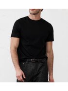 【バナナリパブリック ファクトリーストア/BANANA REPUBLIC FACTORY STORE / MEN】のLUXE TOUCH クルーネックTシャツ半袖 BLACK|ID: prp329100004985970 ipo3291000000037347821