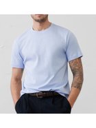 【バナナリパブリック ファクトリーストア/BANANA REPUBLIC FACTORY STORE / MEN】のLUXE TOUCH クルーネックTシャツ半袖 LIGHT BLUE HEATHER|ID: prp329100004985970 ipo3291000000037347822